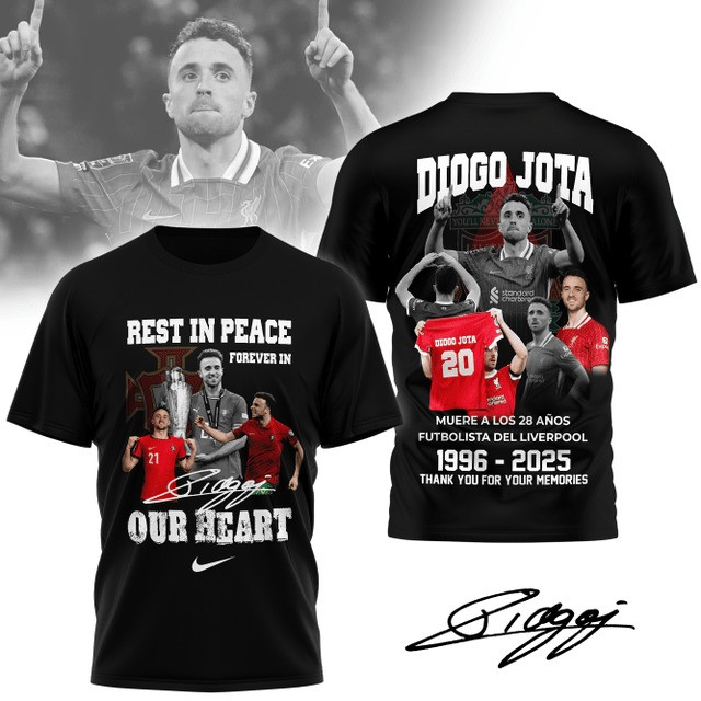 Diogo Jota Portugal Thanks You For All The Memories Shirt Black Merch For fans