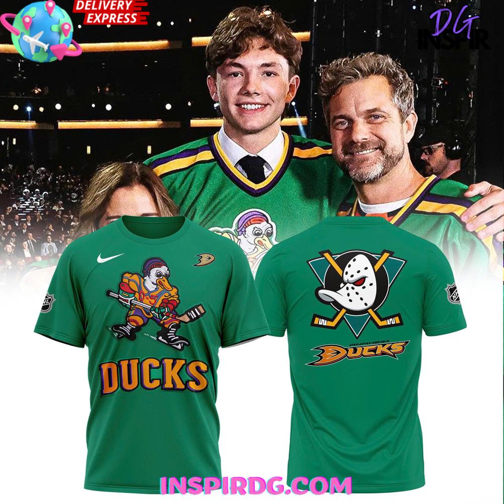 Mighty Ducks Retro Special Edition Green Shirt