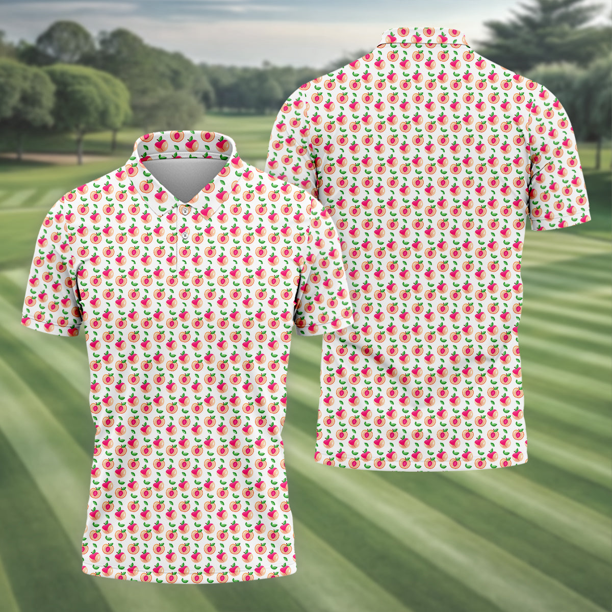 Funny Men's Golf Polo Shirt, Dad Golf Shirt, Happy Father's Day Gift