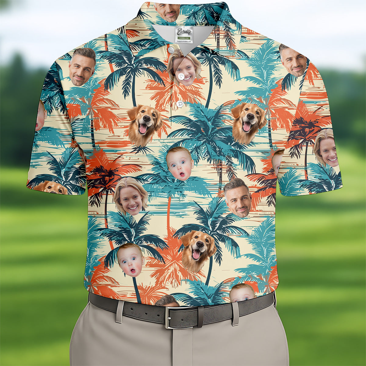 Green Yellow Flowers, Vintage Hawaiian Shirts, Men Golf Polo, Custom Team Shirts, Golf Gifts For Men